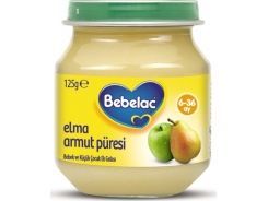 Bebelac Elma Armut Püreli Kavanoz Maması 125 Gr