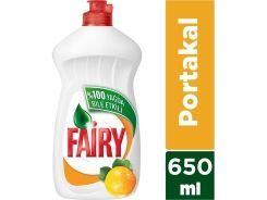 Fairy Sıvı Bulaşık Deterjanı Portakal 650 Ml