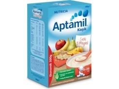 Aptamil Kaşık Sütlü 5 Meyveli Tahıl Bazlı Kaşık Maması 500 Gr