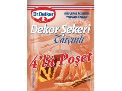 Dr. Oetker Dekor Şekeri Tarçın 4’Lü 40 Gr