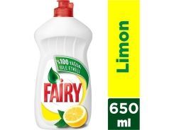 Fairy Sıvı Bulaşık Deterjanı Limon 650 Ml