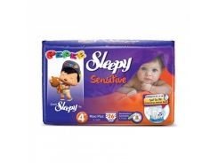 Sleepy Sensitive Bebek Bezi Maxi Plus Jumbo Paket 4+ Beden 9-16 Kg 26 Adet