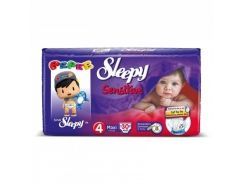 Sleepy Sensitive Bebek Bezi Maxi Jumbo Paket 4 Beden 7-14 Kg 30 Adet