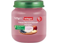 Milupa Yaban Mersinli Elmalı Karışım Püreli Kavanoz Maması 125 Gr