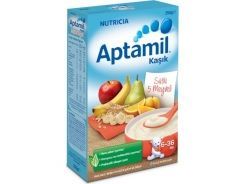 Aptamil Kaşık Sütlü 5 Meyveli Tahıl Bazlı Kaşık Maması 250 Gr