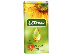 Çotanak Ayçiçek Yağı 5 Lt Teneke